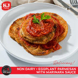 KJ Poultry Kosher Parve Ready Meals - Eggplant Parmesan, MRE Meals Ready to Eat, Halal, (1 Pack) Prepared Entree Fully Cooked, Shelf Stable Microwave