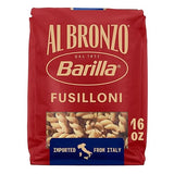 Barilla Al Bronzo Fusilloni Pasta (1 lb), Bronze Cut Pasta Created from High Quality Durum Wheat, Imported from Italy, Non-GMO, Kosher