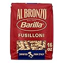 Barilla Al Bronzo Fusilloni Pasta (1 lb), Bronze Cut Pasta Created from High Quality Durum Wheat, Imported from Italy, Non-GMO, Kosher