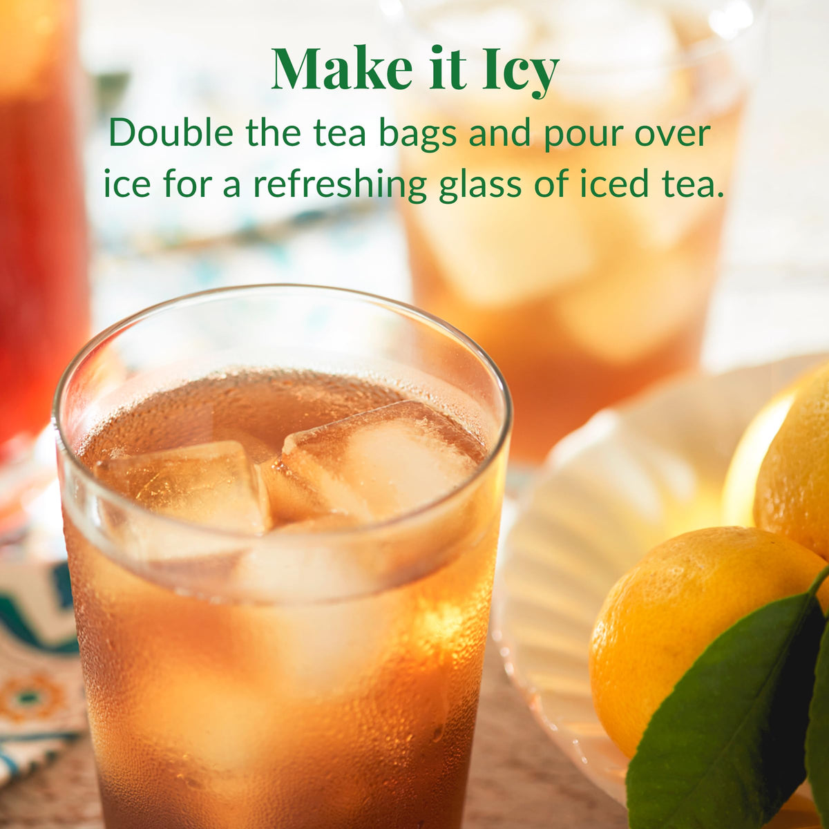 The Republic of Tea - Decaf Mango Ceylon Black Tea Tin, 50 Tea Bags, Environmentally- Friendly Decaffeinated Tea