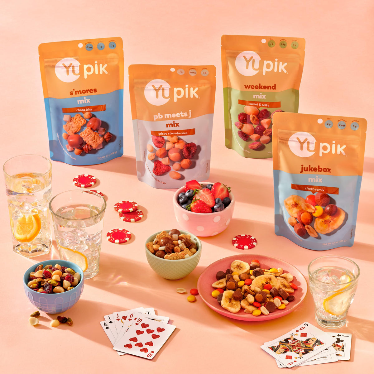 Yupik Coco Almond Crunchy Bites, 4 Oz, Gluten-Free, Kosher, Non-GMO, Maple Glazed Snack, Coconut Clusters with Almonds, Chocolate Quinoa Puffs