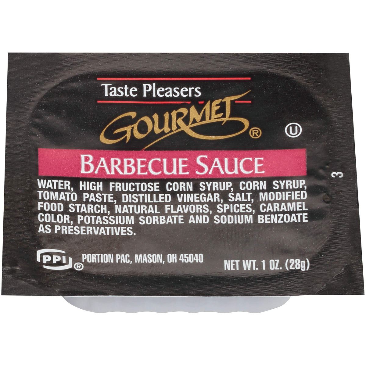 Taste Pleasers Gourmet Barbecue Sauce (1 oz Packets, Pack of 100)