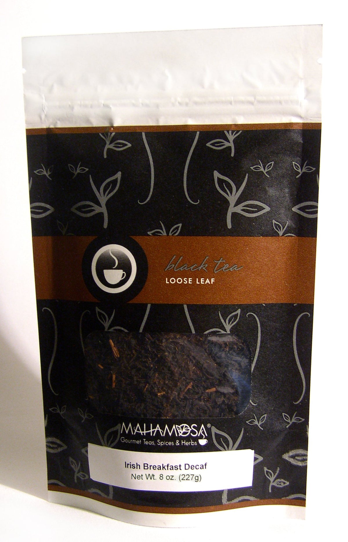 Mahamosa Decaffeinated Black Tea Loose Leaf (Looseleaf) - Irish Breakfast Decaf 8 oz