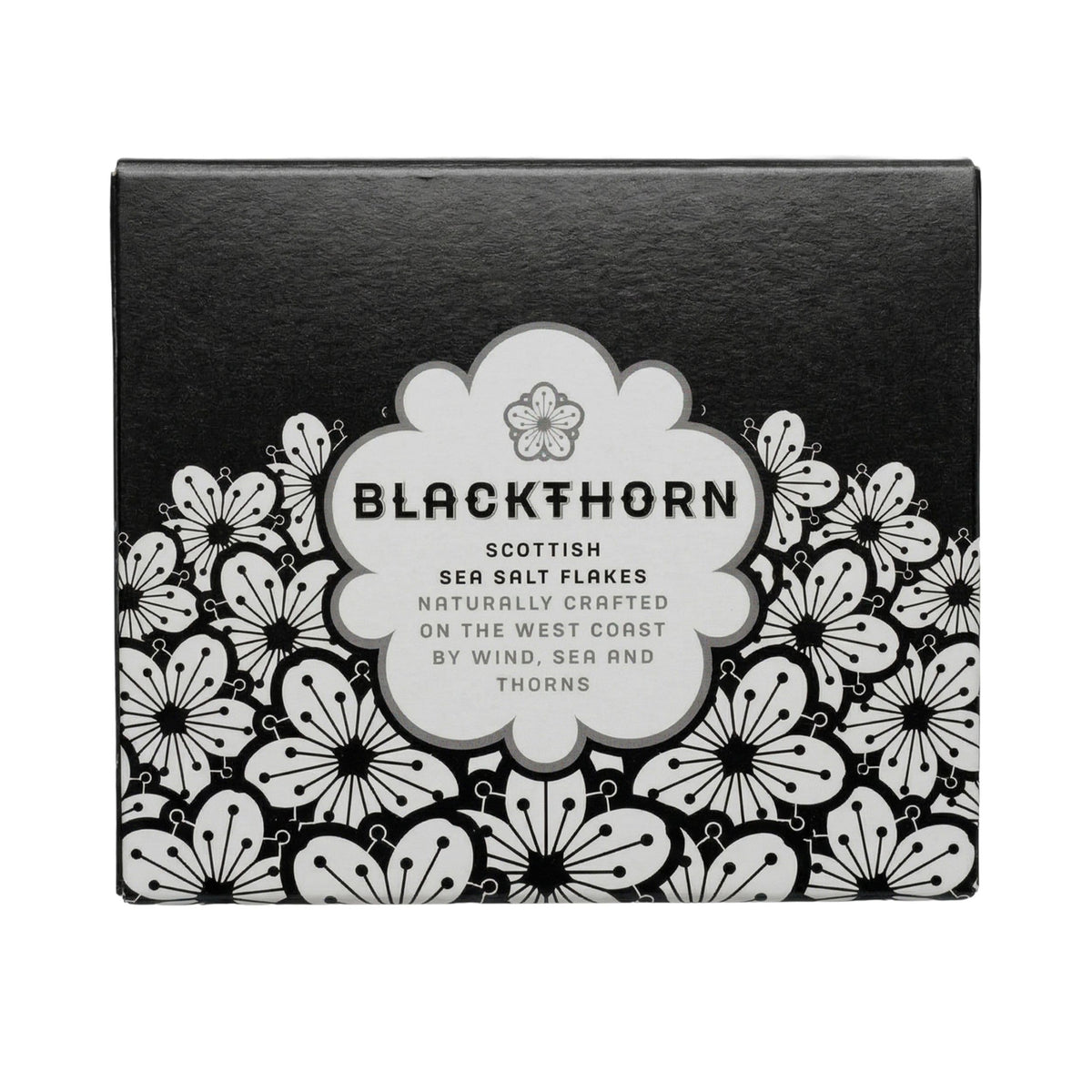 Blackthorn Scottish Gourmet Sea Salt Flakes - Natural and Unrefined, 4.25oz Box (Pack of 1)