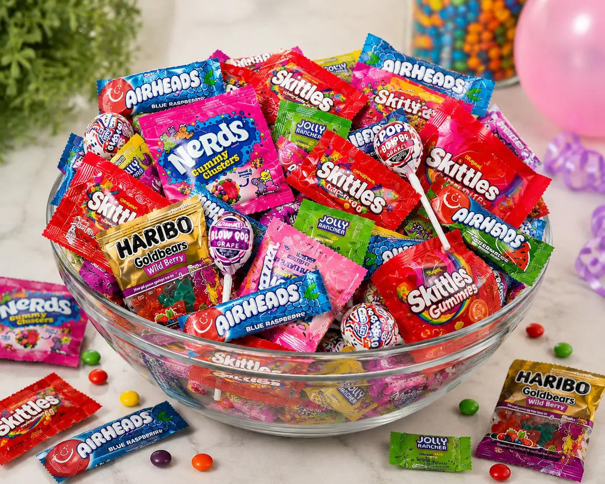 Candy Variety Pack - Assorted Candy Party Mix - 6 LB Bag - Assortment - Individually Wrapped - Bulk - Pinata - Mixed - Deluxe Mix