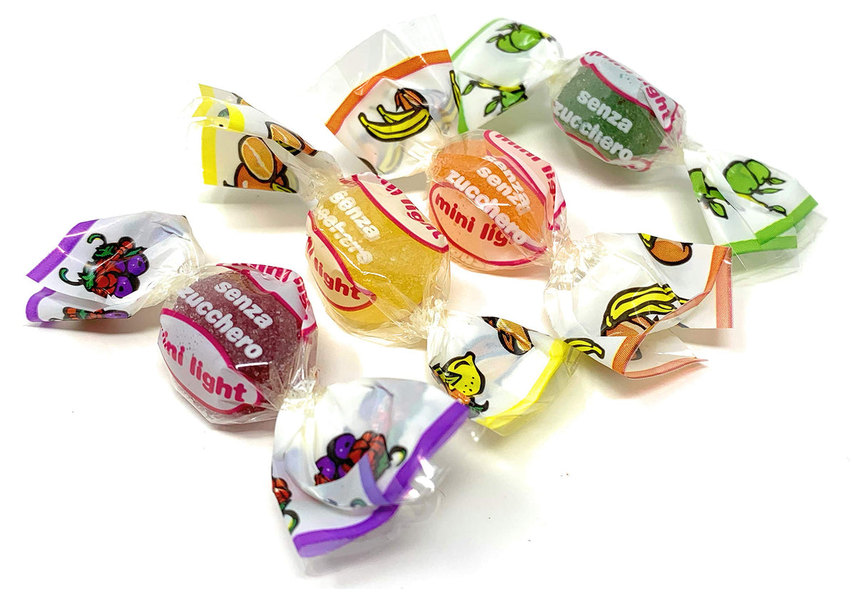 Italgum, Italian Mini Fruit Jellies light Sugar Free (Gelees Light) (3 Lbs)