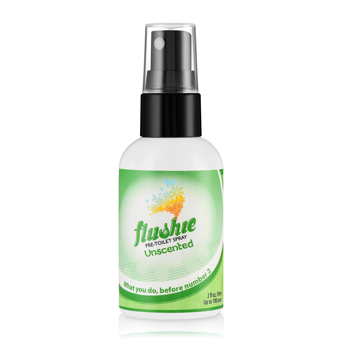 Flushie Pre-Toilet Spray Poop Spray Travel Size Toiletries Bathroom Spray for Toilet Traveling Essentials Poop deodorizer Poop Odor eliminator 4oz