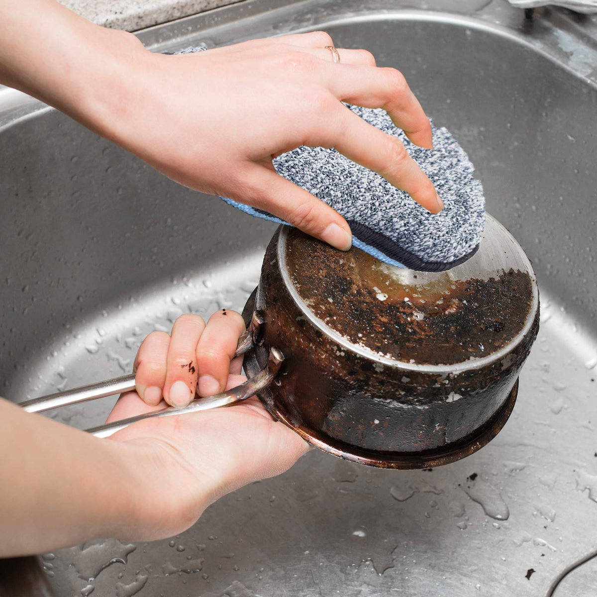 Multi-Purpose Sponges Kitchen by Scrub-it - Non-Scratch Microfiber sponges for Cleaning, Along with Heavy Duty Scrubbing Power - Reusable Dish Sponge
