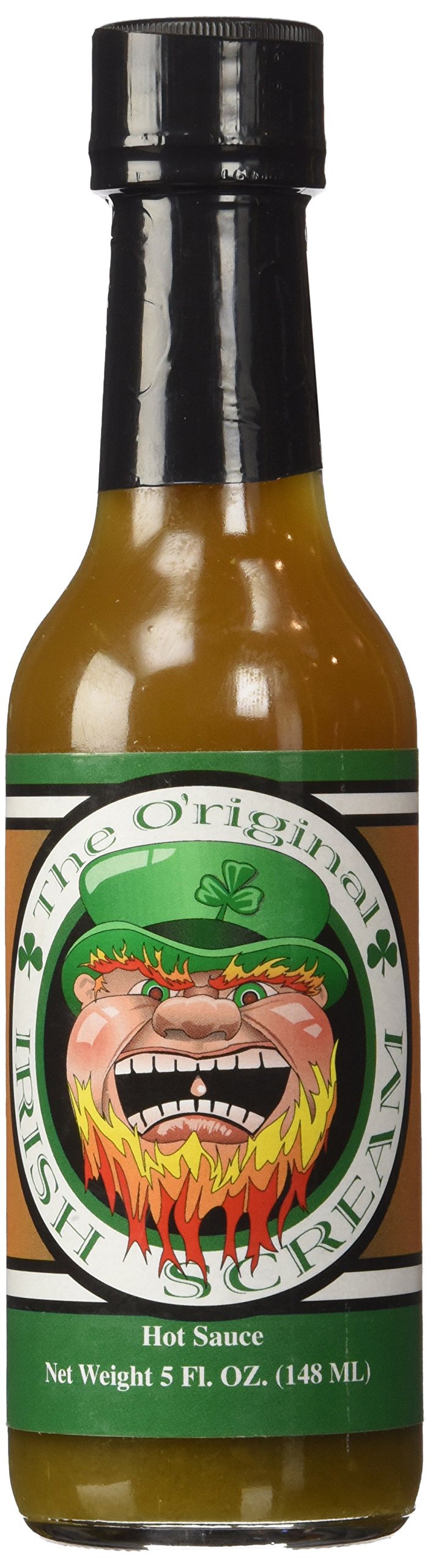 CaJohns The Original Irish Scream Jalapeno Hot Sauce, 5 Fluid Ounce Bottle