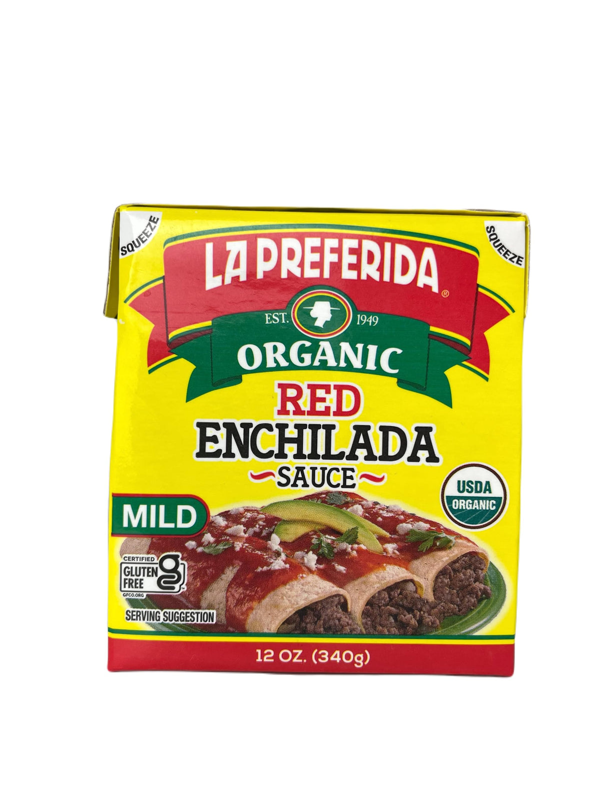 Organic Red Enchilada Sauce ? Tetra Recart