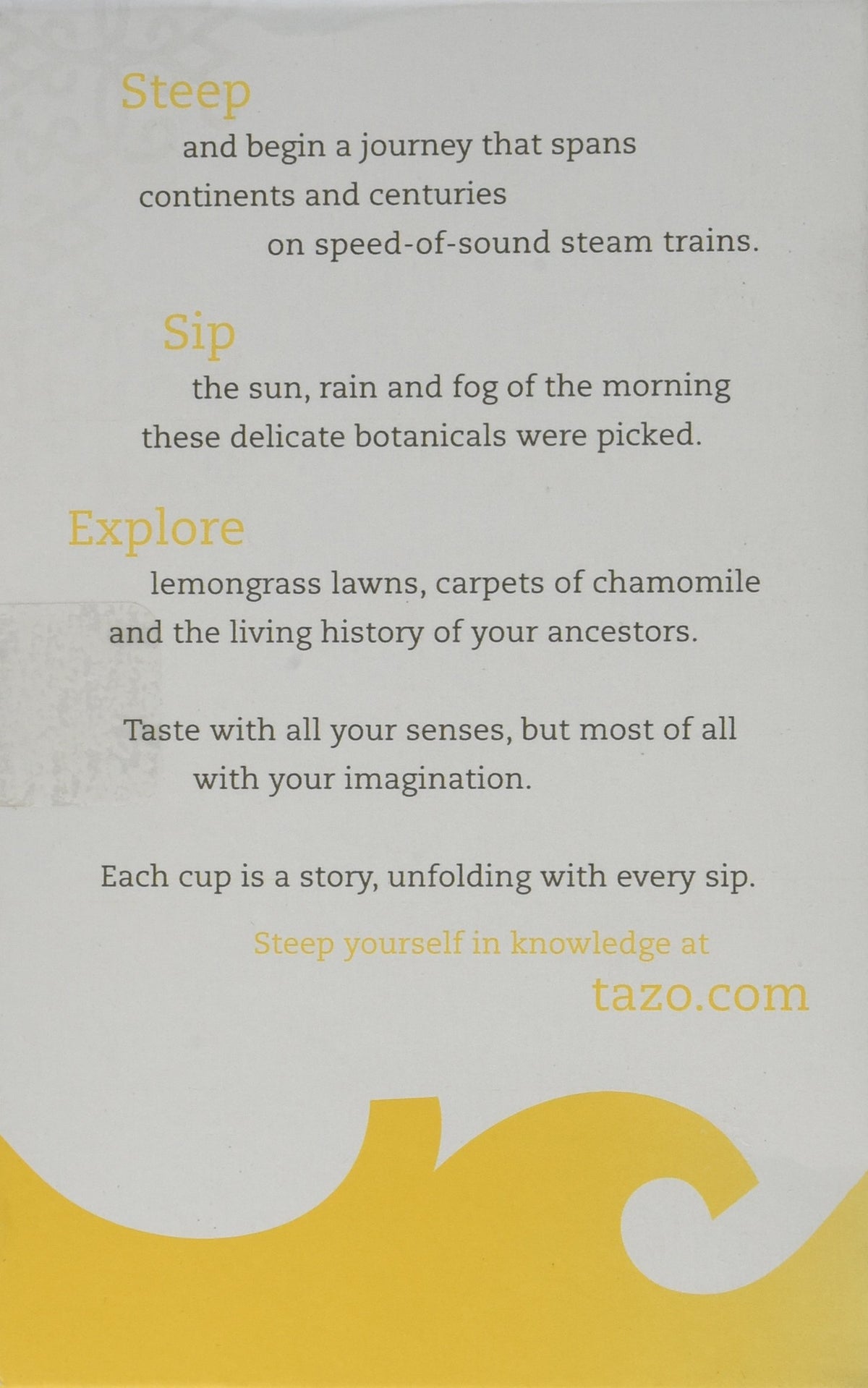 Tazo Herbal Infusion Tea-Calm Chamomile (Decaf), 20 Filter Bags
