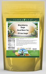 Blackberry Sage Decaf Black Tea (25 tea bags, ZIN: 533935)