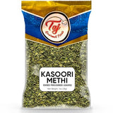 TAJ Kasoori Methi | 1oz (28g) | Dried Fenugreek Leaves | Indian Origin | GMO-Free All-Natural