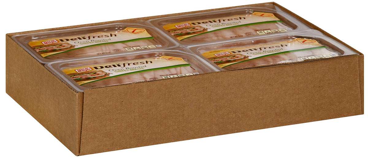 Oscar Mayer Deli Fresh Shaved Oven Roasted Turkey Breast, 9 Ounce (Pack of 8)