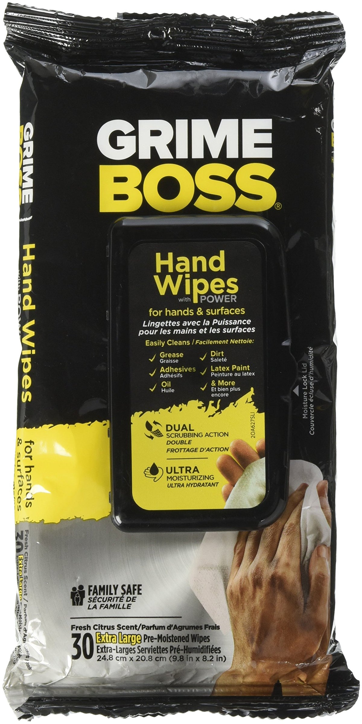 Grime Boss A541S30X Hand Wipes
