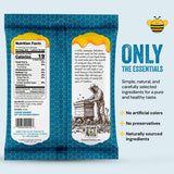 Honees Honey & Ginger Hard Candy Individually Wrapped | Natural & Healthy Candy, Italian Made with Real Honey & Indonesian Ginger, 1 Pack (2.85 oz)