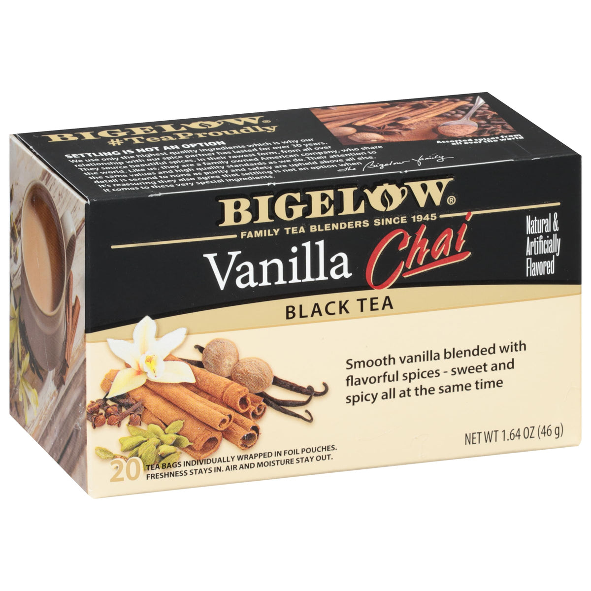 Bigelow Vanilla Chai Tea Bags - 20 ct