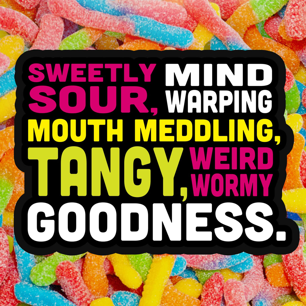 Sour Gummy Worms - 5 lb Bulk Bag - Sweet & Sour Fruit Flavored Gummy Candy - Soft Chewy Worm Candy for Parties, Candy Bowls & Snacking