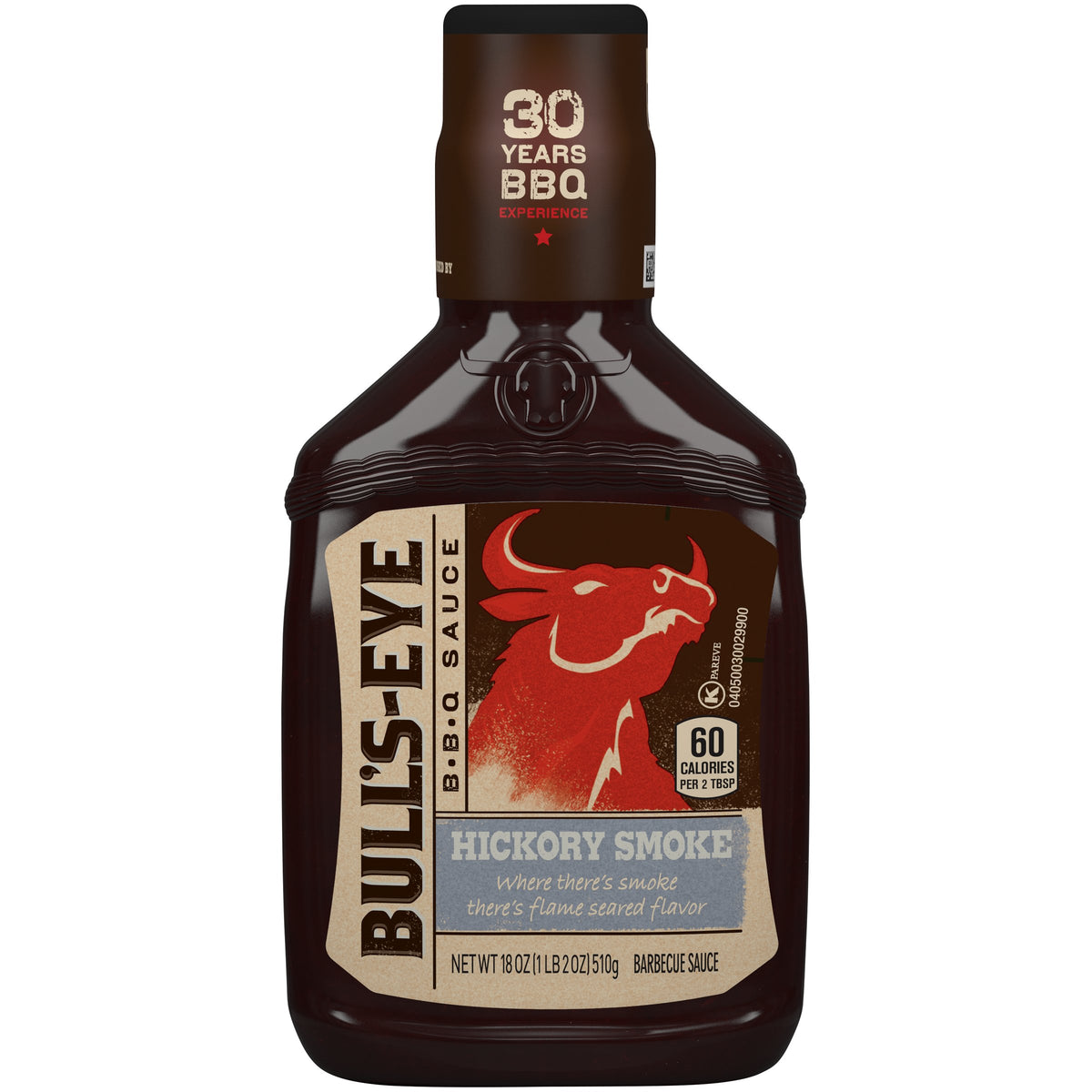 Bull's Eye Hickory Smoked Barbecue Sauce (18oz Bottle)