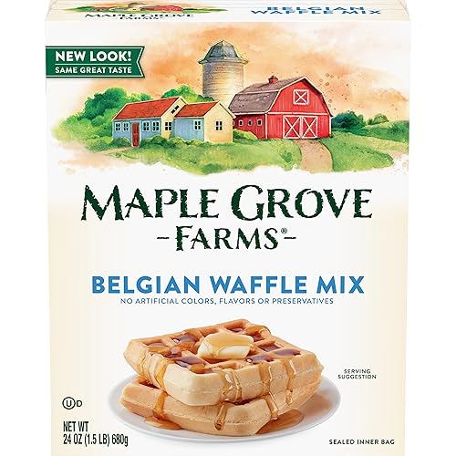 Maple Grove Farms Belgian Waffle Mix, 24 Ounce