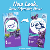 Crystal Light On The Go Energy Grape - Caffeine Energy Releasing, 10-Packet Boxes (Pack of 12)
