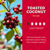 Lion Coffee Toasted Coconut Flavored Medium Roast Coffee Pods - Single-Serve Pods - Hawaiian Inspired Flavor - Arabica Coffee - Compatible