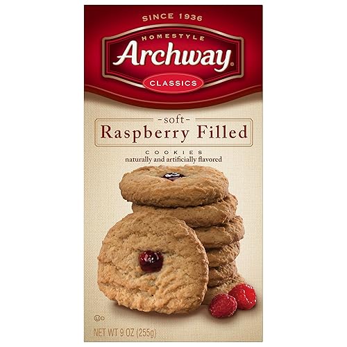 Archway Raspberry Filled Cookies (Pack of 4)