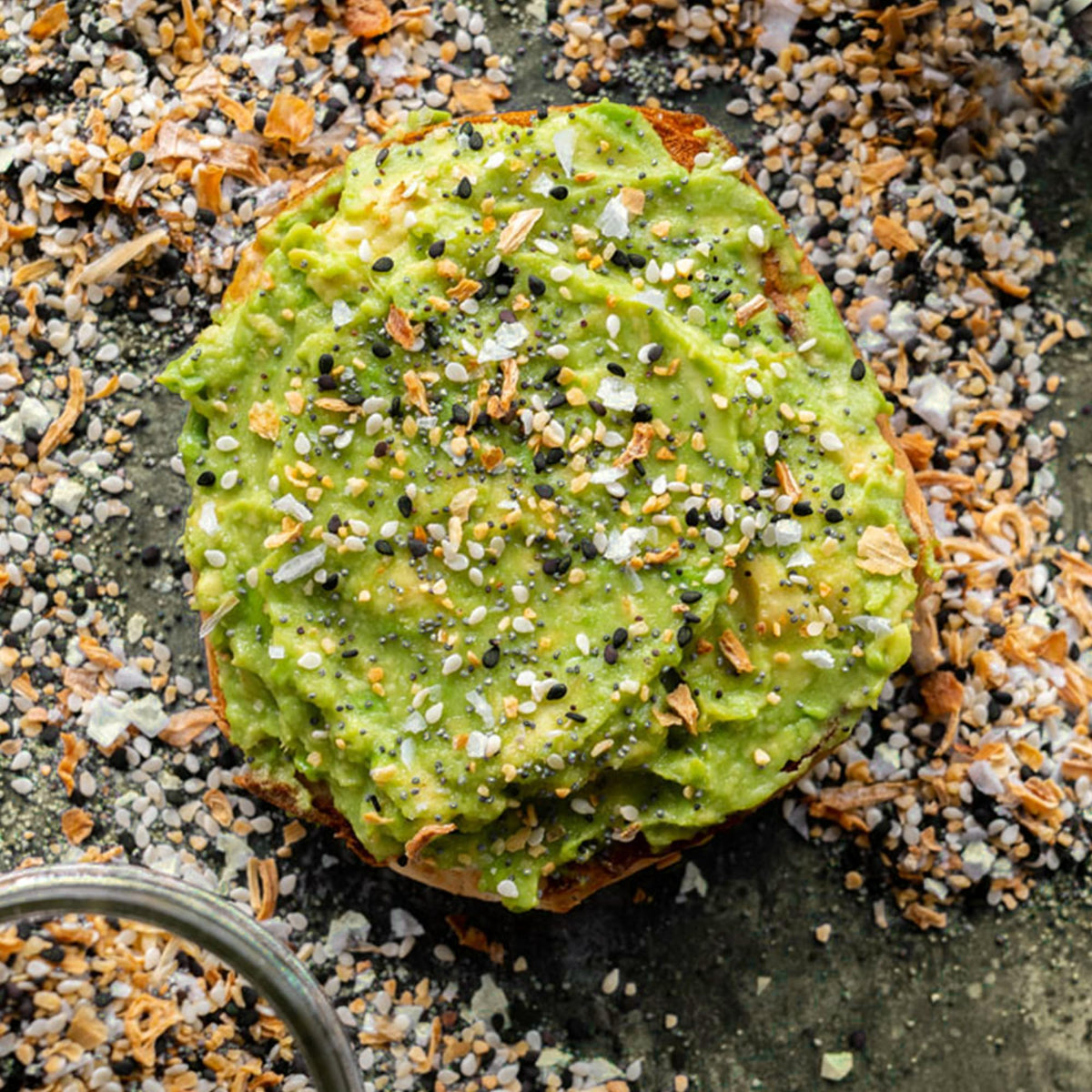 Pure Original Ingredients Everything Bagel Seasoning (10 oz) Add Flavor & Texture, Mix Of Sesame Seeds, Garlic, Onion & Salt