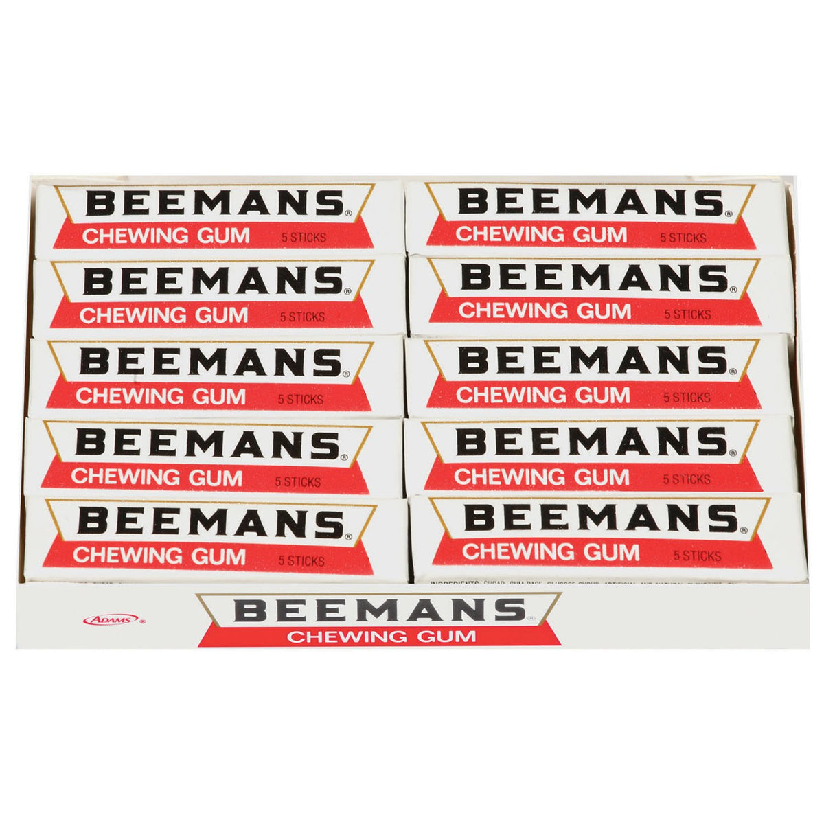 Beemans 5 Piece Chewing Gum, 20 count