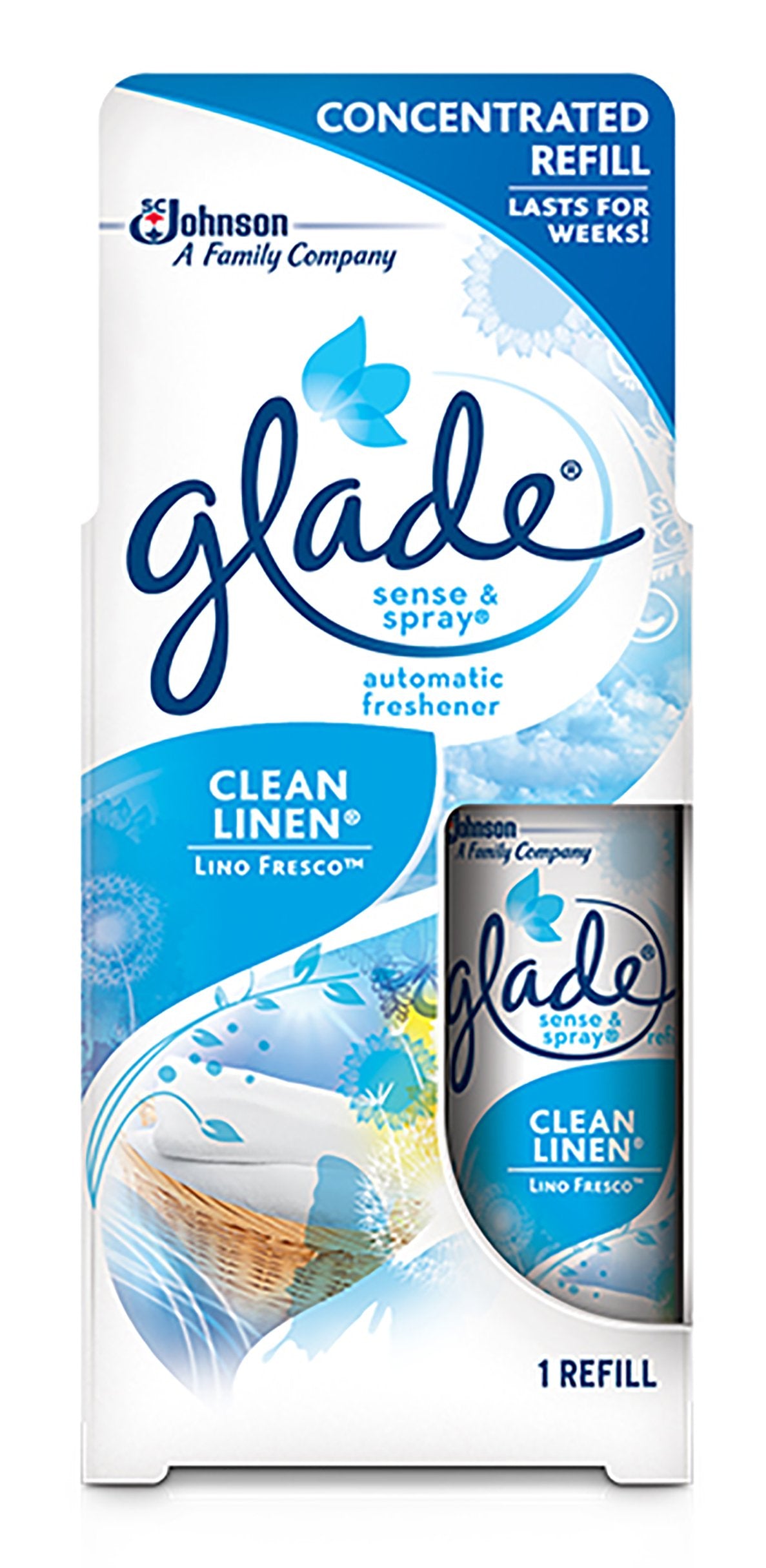 Glade .43OZ Linen Spray Refill (Pack of 4)