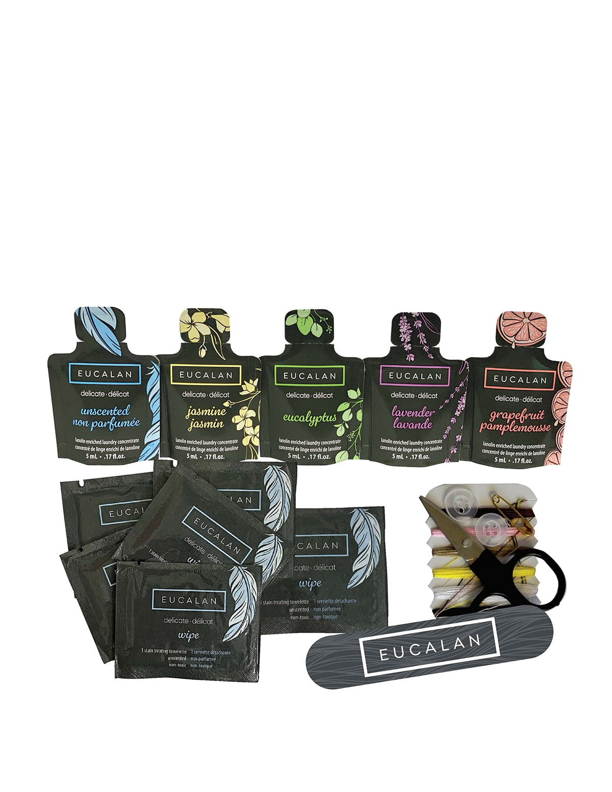 EUCALAN Delicate Wash Getaway Gang, Black