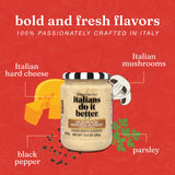 Italians Do It Better Alfredo Sauce (Mushroom Madness 2 Pack)