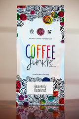 Coffee Junkie-Heavenly Hazelnut Coffee- 12oz Whole Bean
