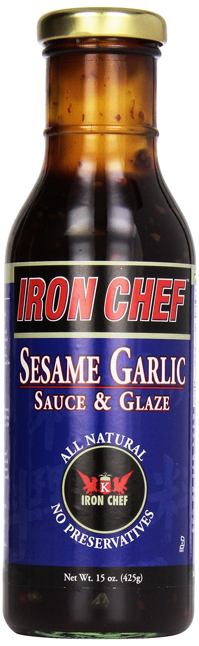 Iron Chef Sesame Garlic Sauce, 15 oz