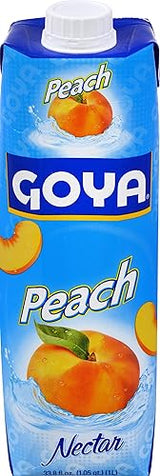 Goya Peach Nectar, 33.8 Ounce