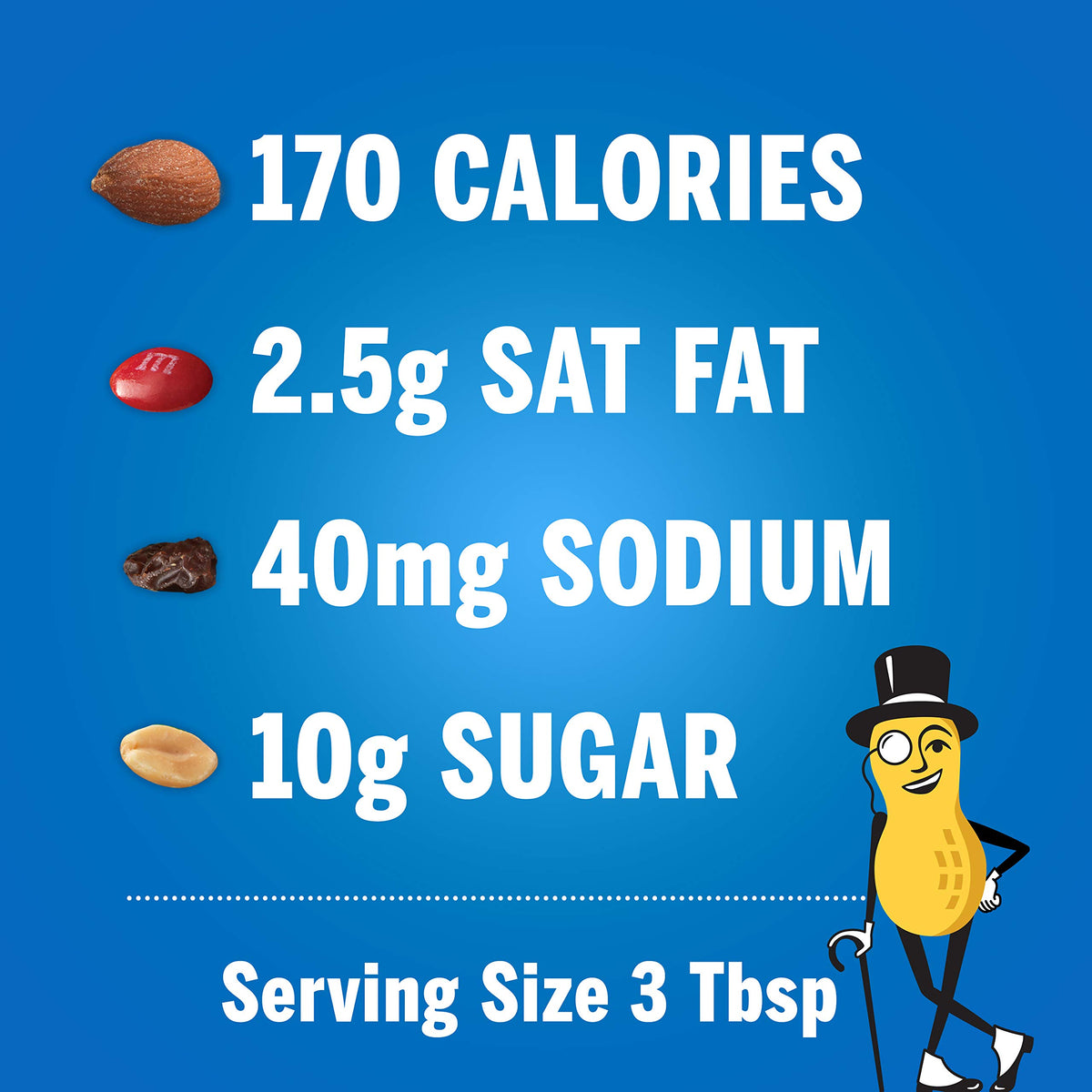 Planters Nuts & Chocolate M&M's Trail Mix (6 oz Pouch)