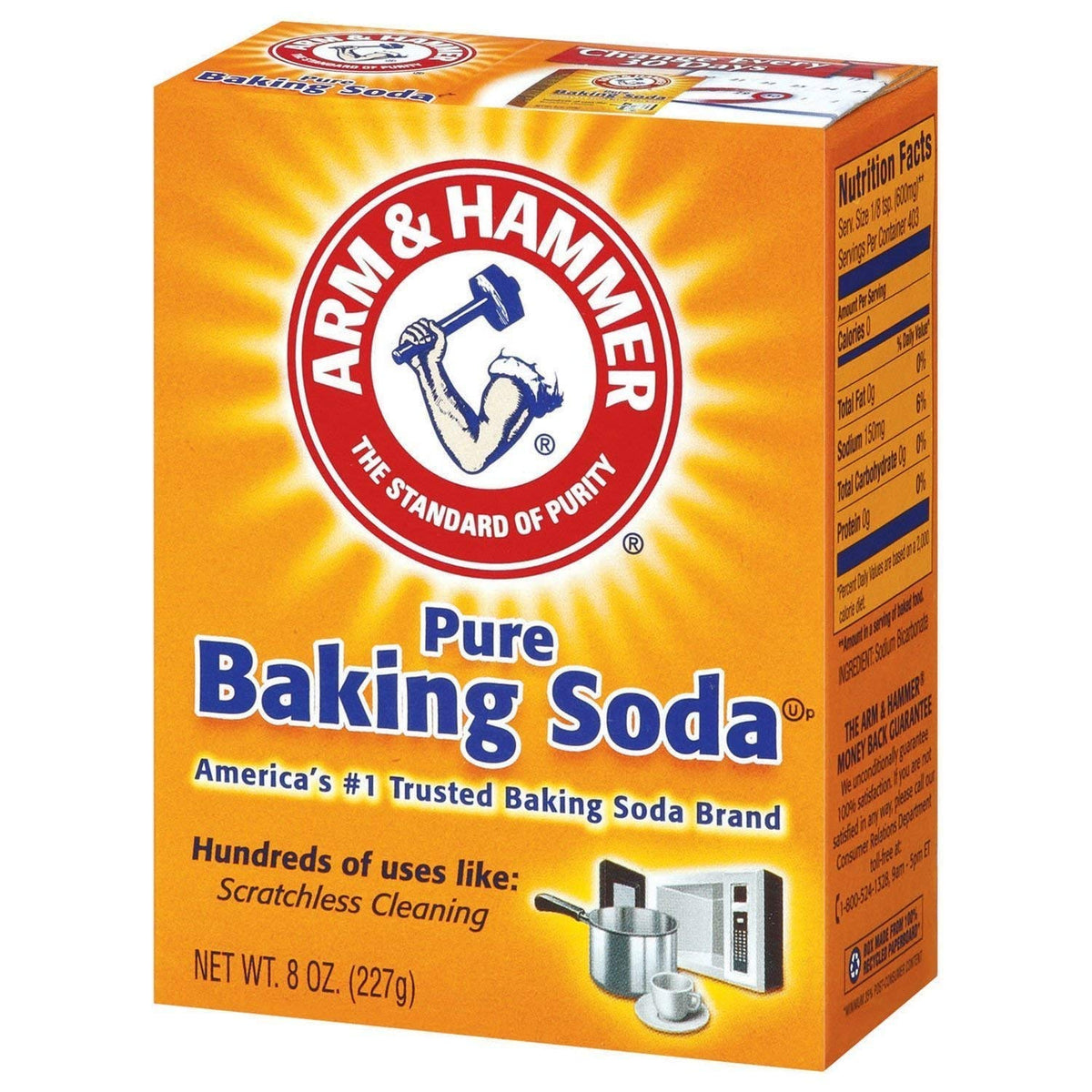 Arm & Hammer Pure Baking Soda, 8 oz