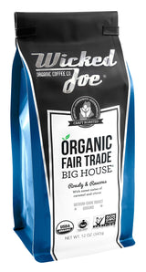 Wicked Joe Coffee Big House Ground, 12 oz, Blue
