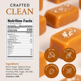 Béquet Celtic Sea Salt Caramels - Soft, Individually Wrapped Gourmet Caramel Candy, Gluten?Free & Kosher - 8 oz Gift Bag