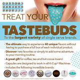 Crazy Cups Custom Variety Pack Coffee, Single Serve Cups for Keurig K Cup Brewers, Variety, 20 Count