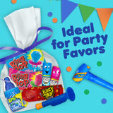 Candy Variety Pack, 18 Count Assorted Lollipops, Bulk Individually Wrapped Ring Pop, Push Pop, Baby Bottle Pop & Juicy Drop, Ideal for Birthdays