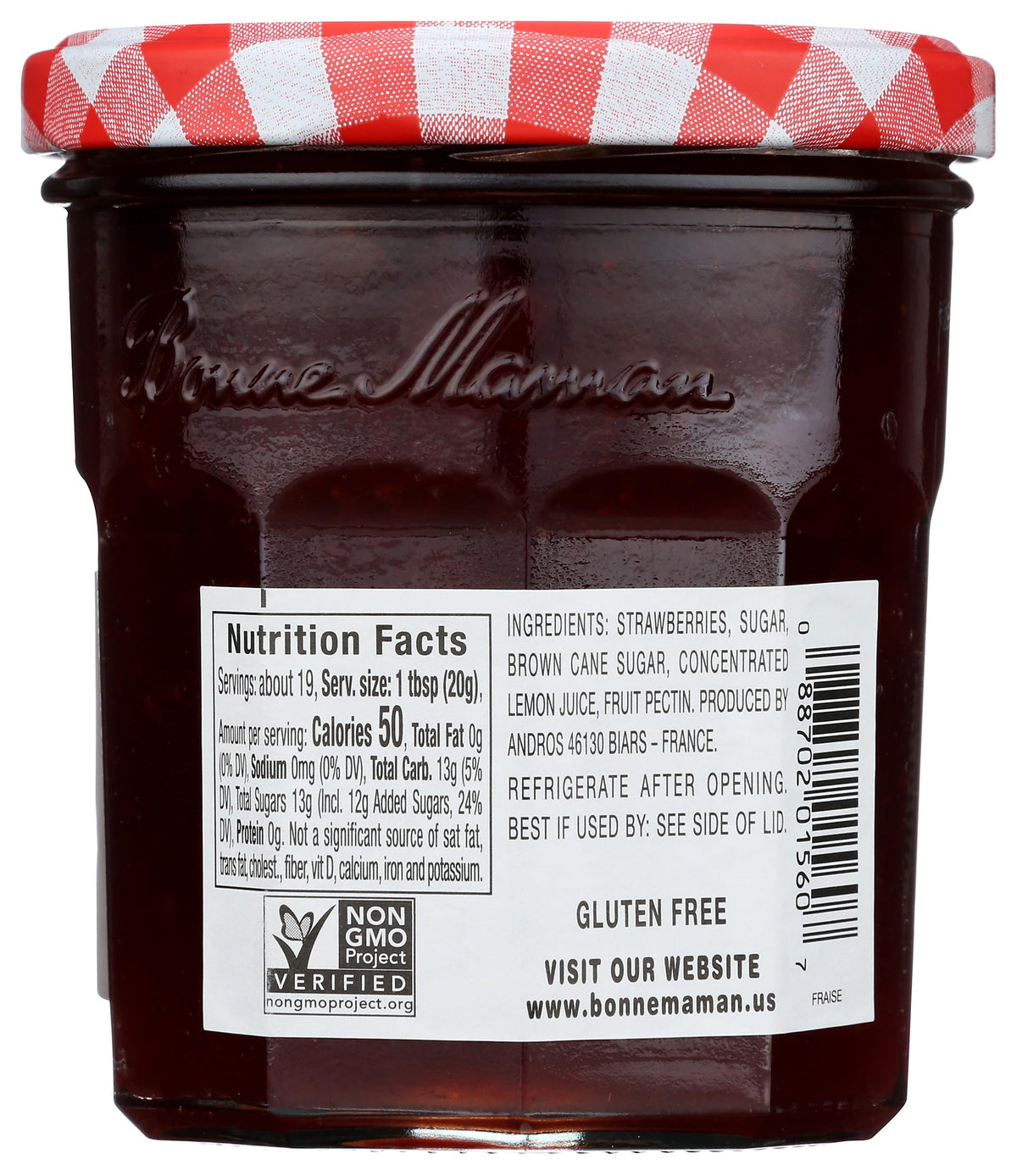 Bonne Maman Preserve, Strawberry, 13-Ounce