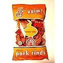 Brim's Red Hot Flavored Fried Pork Rinds (2 Pack) 2.6 oz bag each