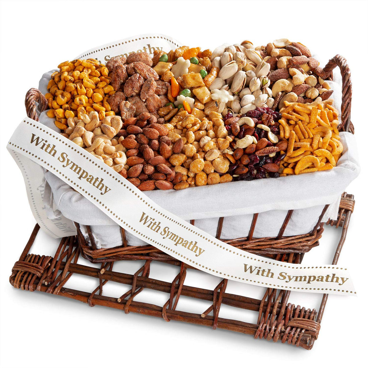 A Gift Inside Sympathy Snack Attack Gift Basket