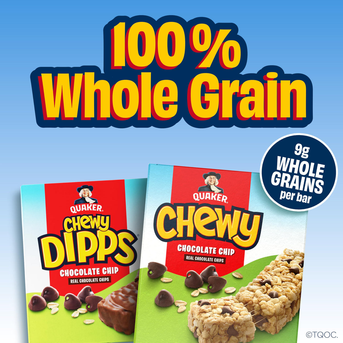Quaker Chewy Dipps Chocolate Chip 24ct