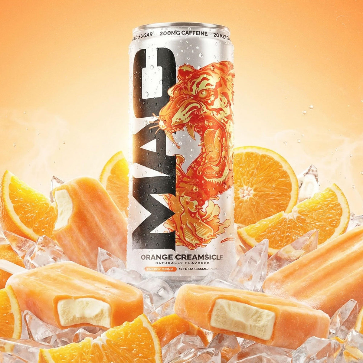 MAC Energy by Conor McGregor Orange Creamsicle Sugar Free Energy Drink