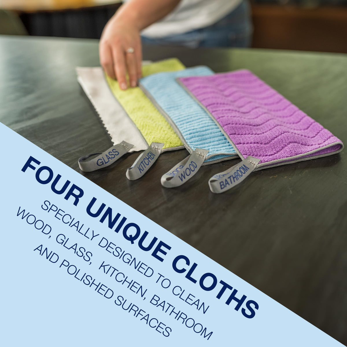 Bona® Microfiber Cleaning Cloths Multipack