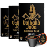 Death Wish Coffee, Valhalla Java Strong Coffee Pods 10 Count (Pack of 3)