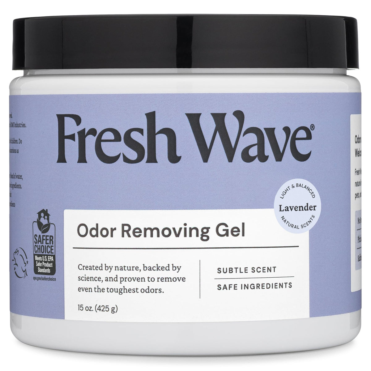 Fresh Wave Lavender Odor Removing Gel, 15 oz. | Odor Absorbers for Home | Safer Odor Relief | Natural Plant-Based Odor Eliminator | Every 15 oz. Lasts