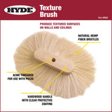 HYDE 09880 Texture Brush Large